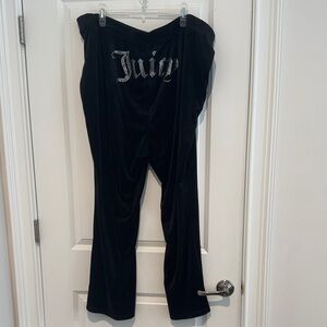 Juicy Couture Black Velour Pants